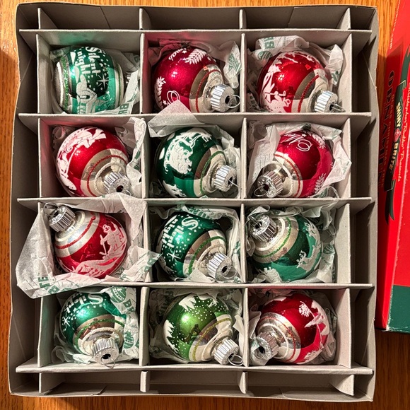 Christopher Radko Shiny Brite Ornaments - New Retro Vintage - Picture 3 of 8